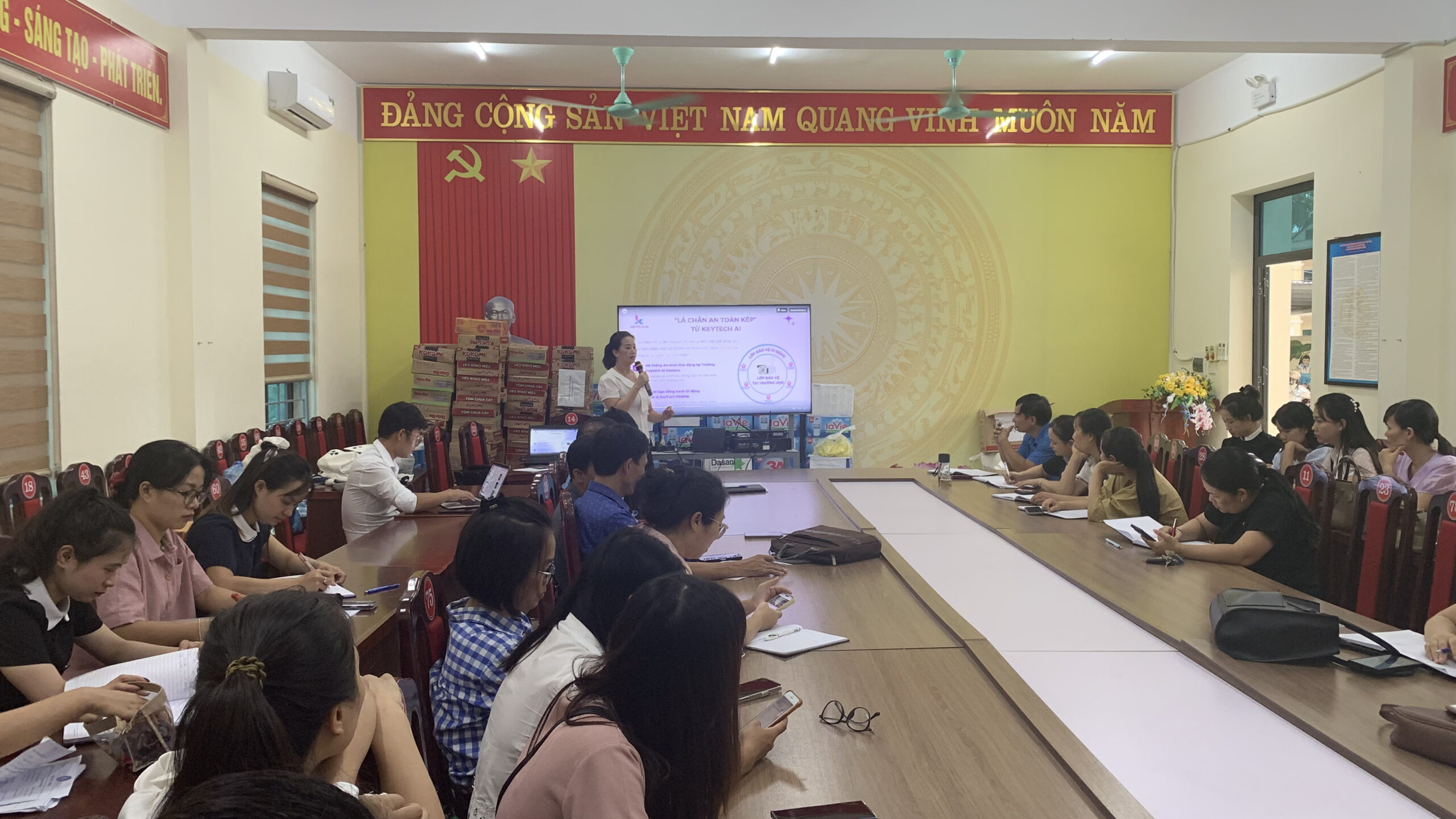 Keytech đẩy mạnh an ninh học đường tại tiểu học tân hưng”